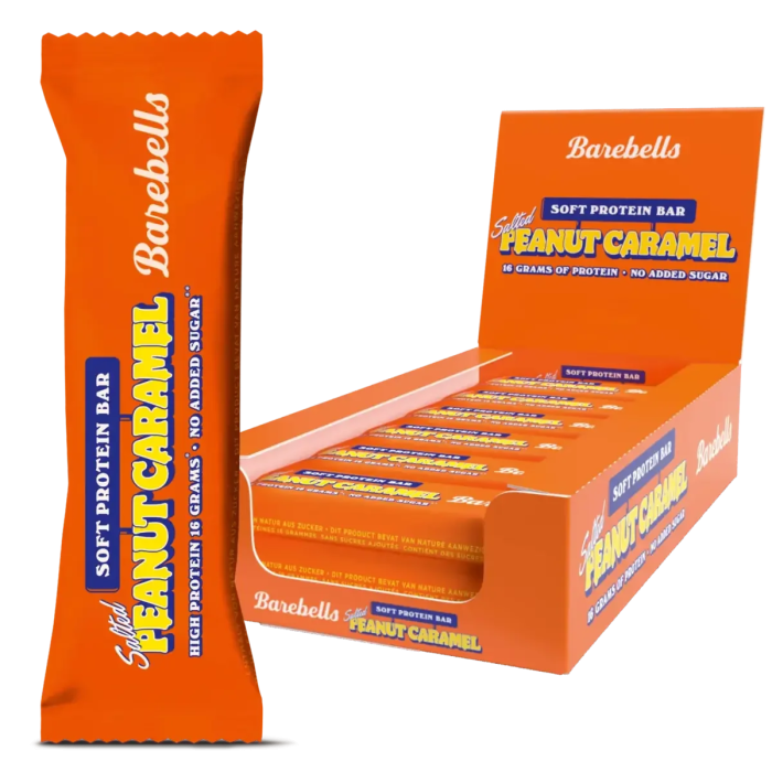 Barres protéinées Barebells 12 x 55 g CARAMEL SALÉ CROQUANT *NOUVEAU
