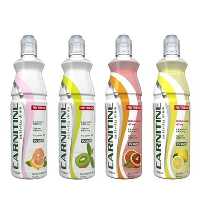 Nutrend Activity L-Carnitine Drink - 8x 750ml mûre et citron vert