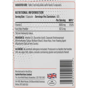 Vitamine C appliquée 1000 mg - 100 capsules