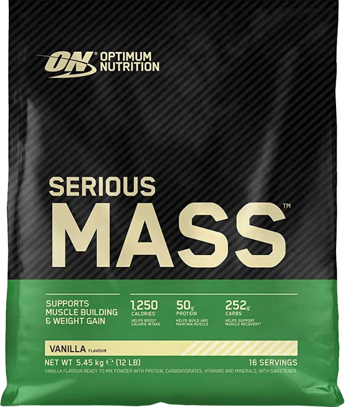 Optimum Nutrition Serious Mass 5,4 kg (12 lbs) Cookies Crème