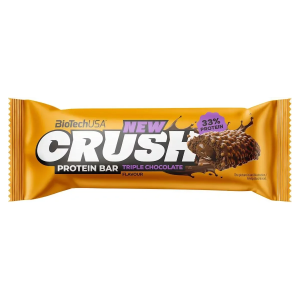  BioTech Crush Barre protéinée 12 x 45 g Nougat aux noisettes