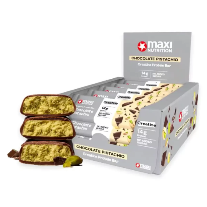 MaxiNutrition Protein Nut Bar 12 x 46 g Dark Chocolate Peanut