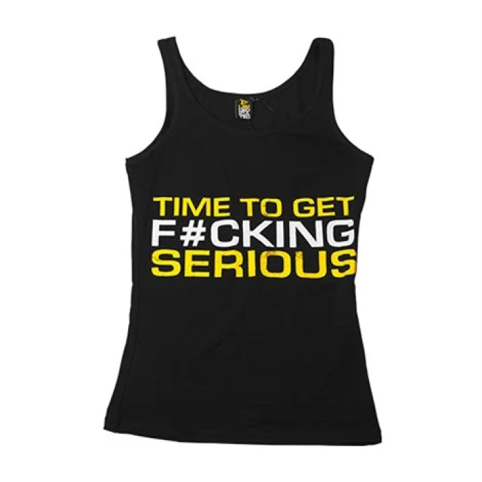 Dedicated Tank Femme "Time To Get Serious" S