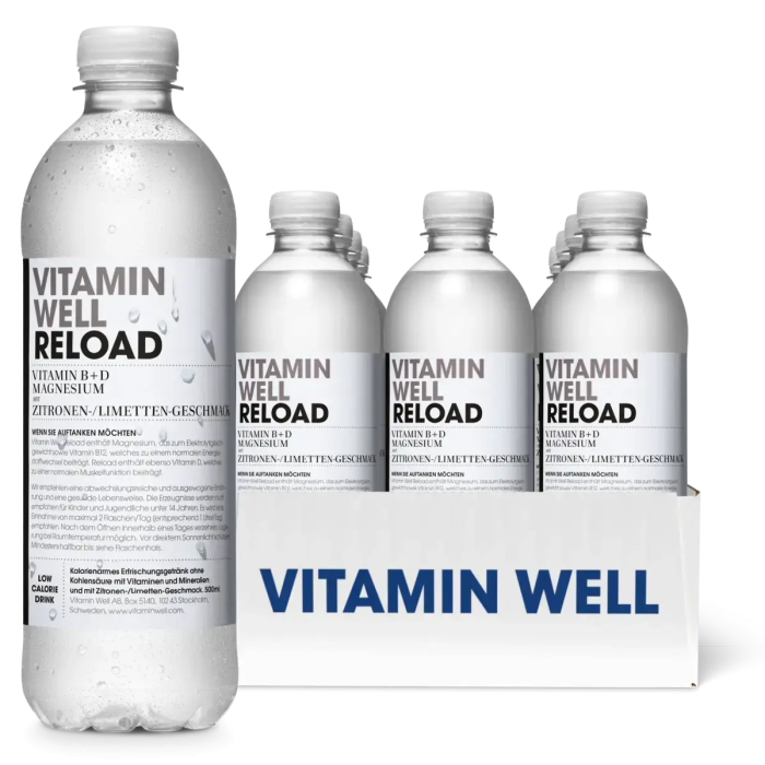 Boisson vitaminée Well 12 x 500 ml Hydrate