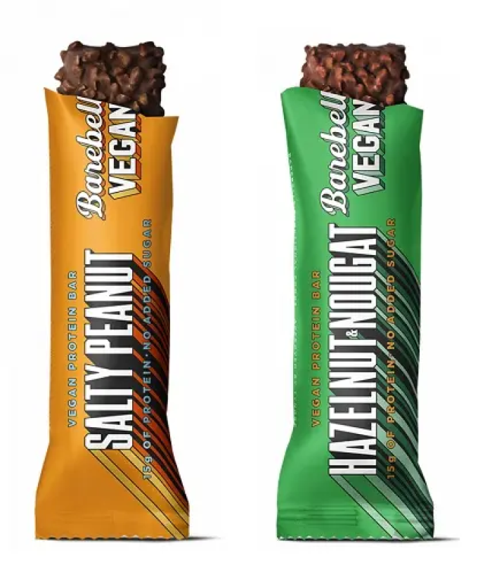 Barres véganes Barebells 12 x 55 g Chocolat à l'orange