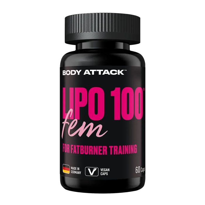 Body Attack Lipo 100 Fem 60 capsules