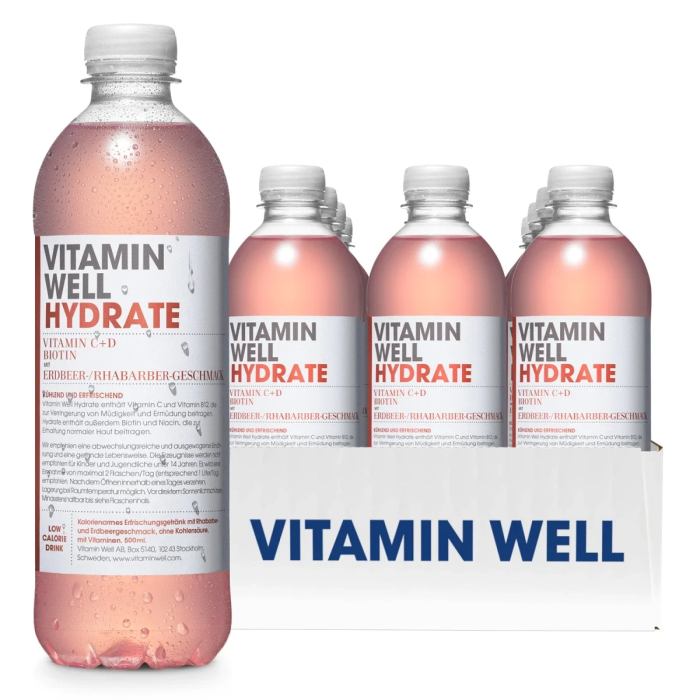 Vitamin Well Drink 12x500ml ZERO Lemon