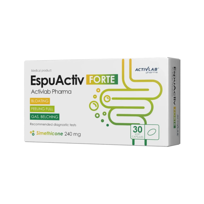 Activlab Pharma EspuActiv FORTE – Simeticon 240 mg - 30 capsules molles