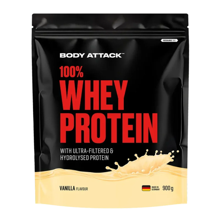 Body Attack Whey 100 % 900 g Vanille