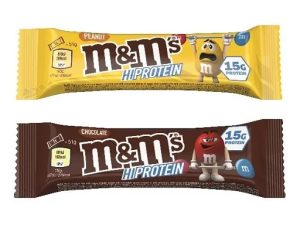 Barres protéinées M&M's 12 x 52 g croustillantes