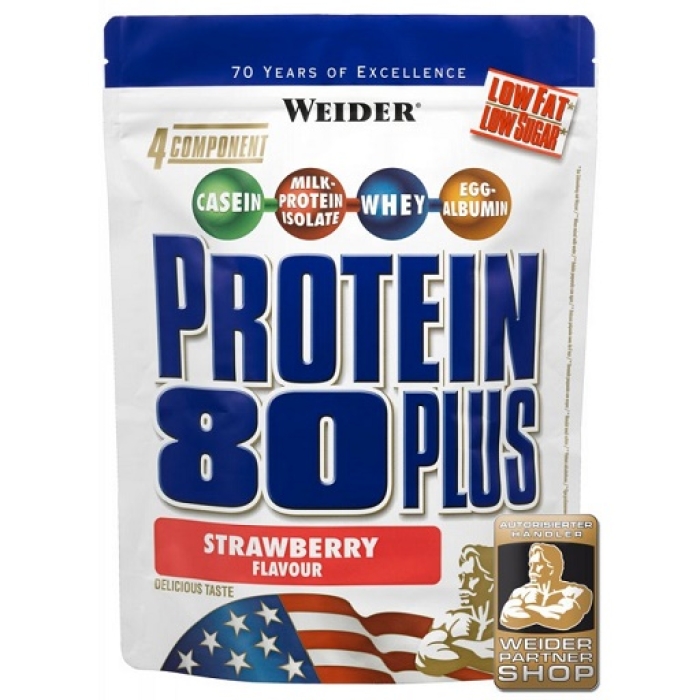 Weider Protein 80 Plus 500g Crème Framboise